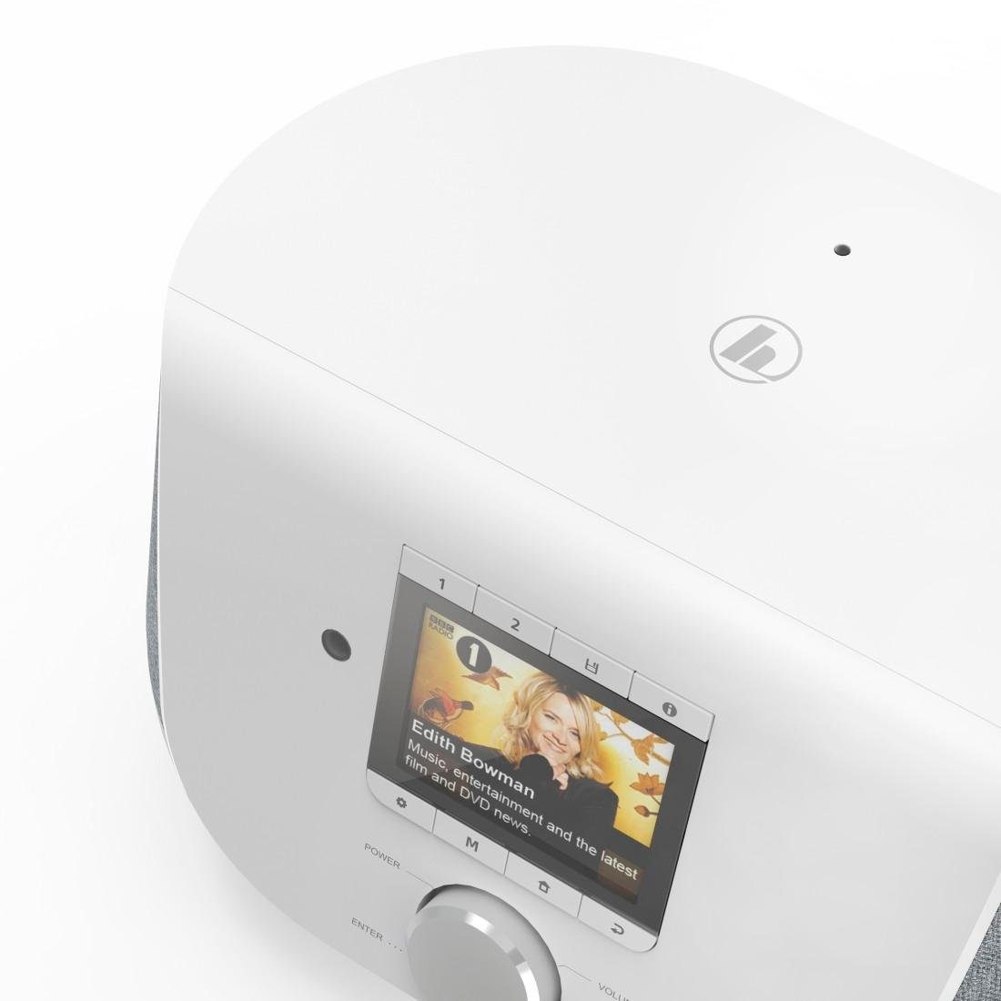 Hama Internetradio Digital RadioFM/DAB+/WLAN/Bluetooth® 2-Wege-Lautspr. Digitalradio (DAB) (Digitalradio (DAB), FM-Tuner, Internetradio, 20 W)