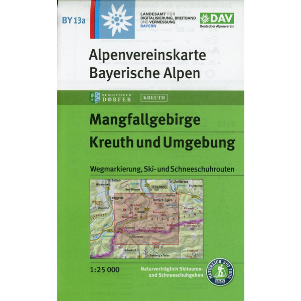 Mangfallgebirge Kreuth und Umgebung - Wanderkarte
