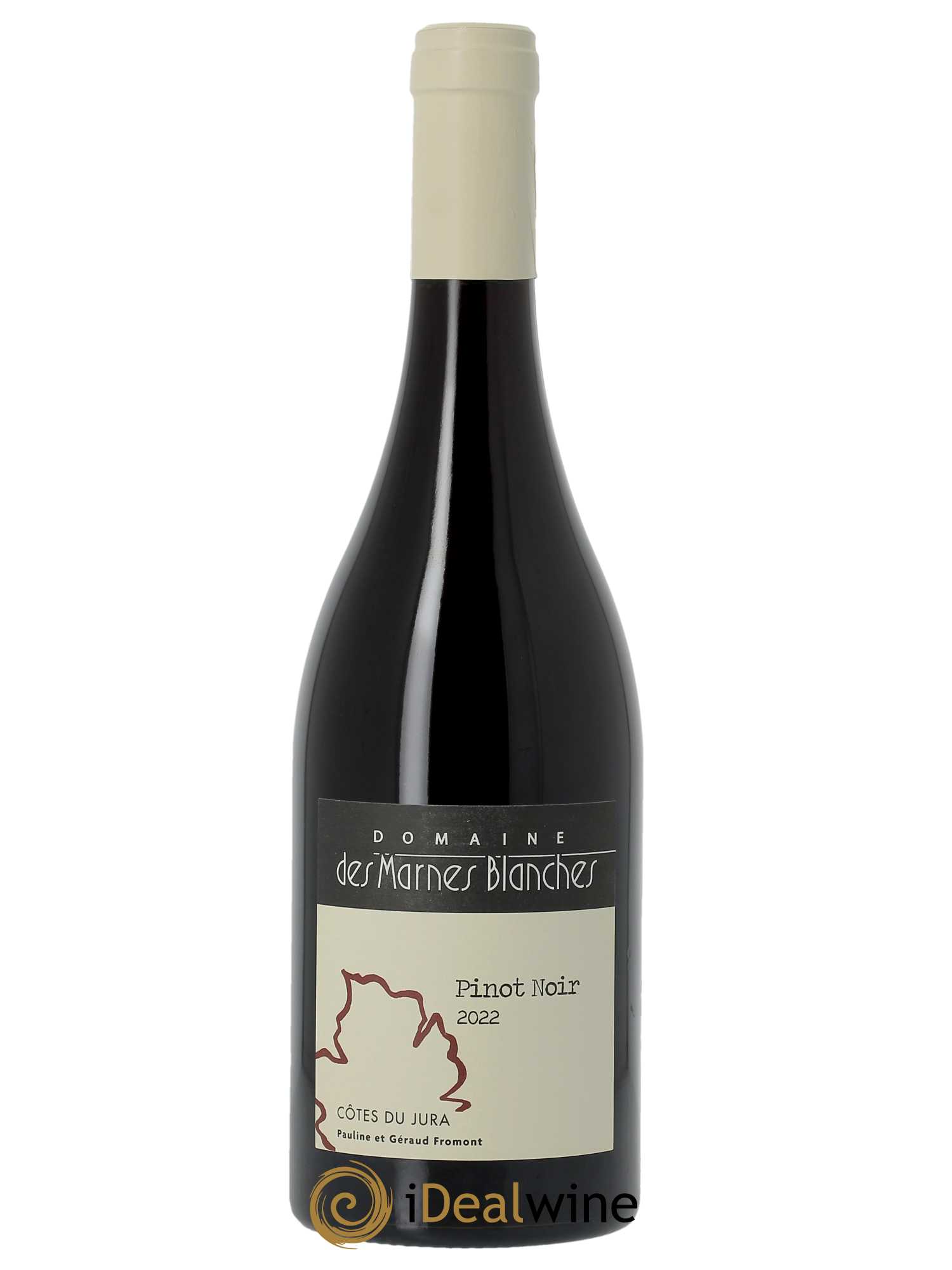 Côtes du Jura Pinot Noir Marnes Blanches (Domaine des)  2022 - Lot de 1 Bouteille