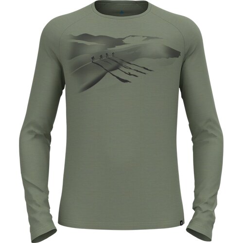 HERREN SHIRT T-SHIRT CREW NECK L/S ASCENT M