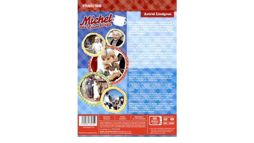 Michel  aus Lönneberga - TV-Serien Komplettbox  (Softbox)  [3 DVDs]
