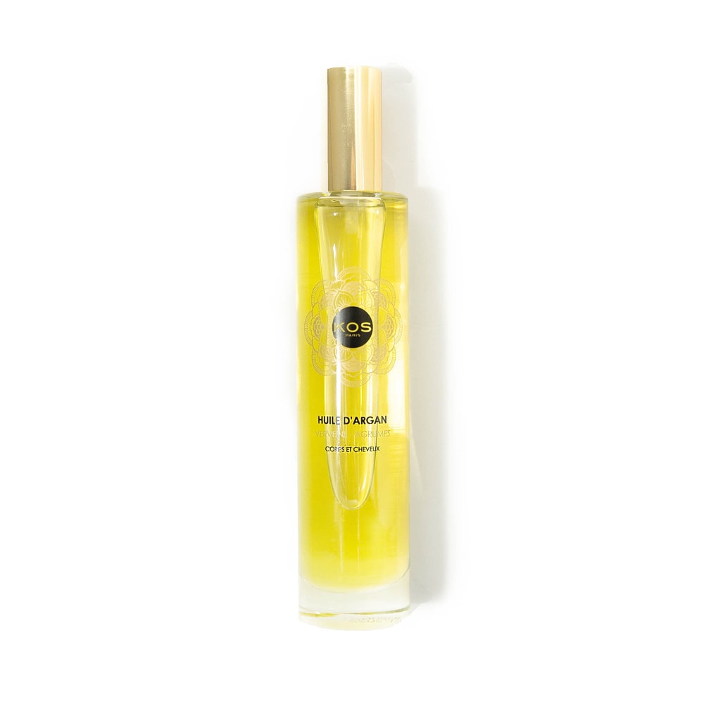 kos paris Huile d'Argan Verveine Agrumes Huile corps et cheveux