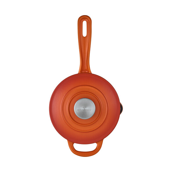 Topf aus Gusseisen, orange