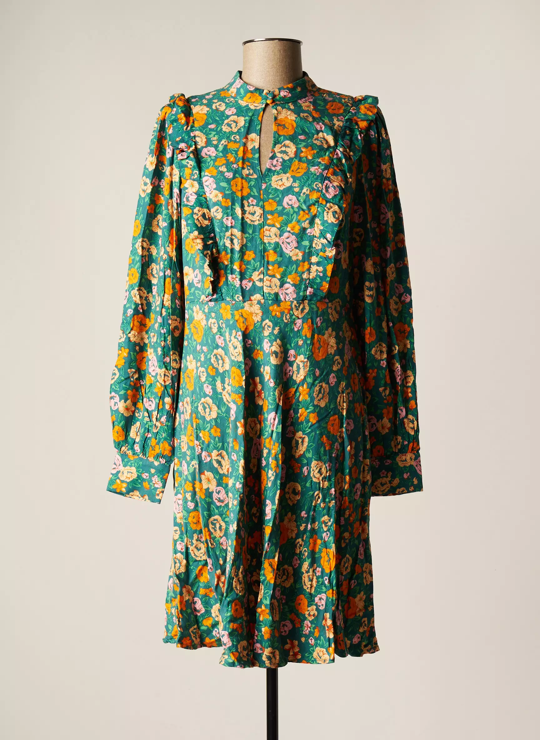 Y A S Robes Mi Longues Femme couleur vert