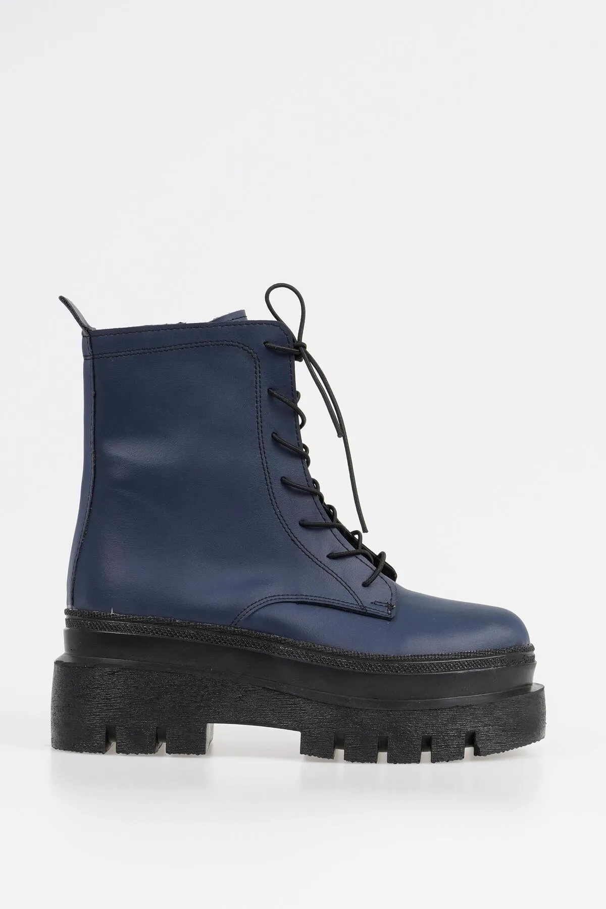 CZ London  Damen-Schnürstiefel mit Plateau und hoher Sohle