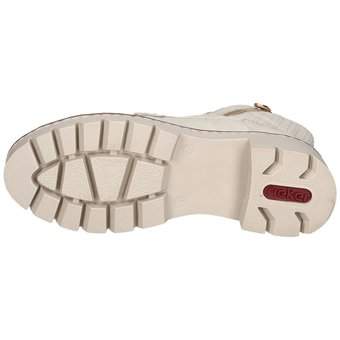 Rieker Schnürstiefelette in beige