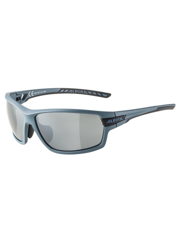 Alpina TRI-Scray 2.0 Sonnenbrille mit Wechselscheiben in Dirtblue Matt günstig kaufen onesize