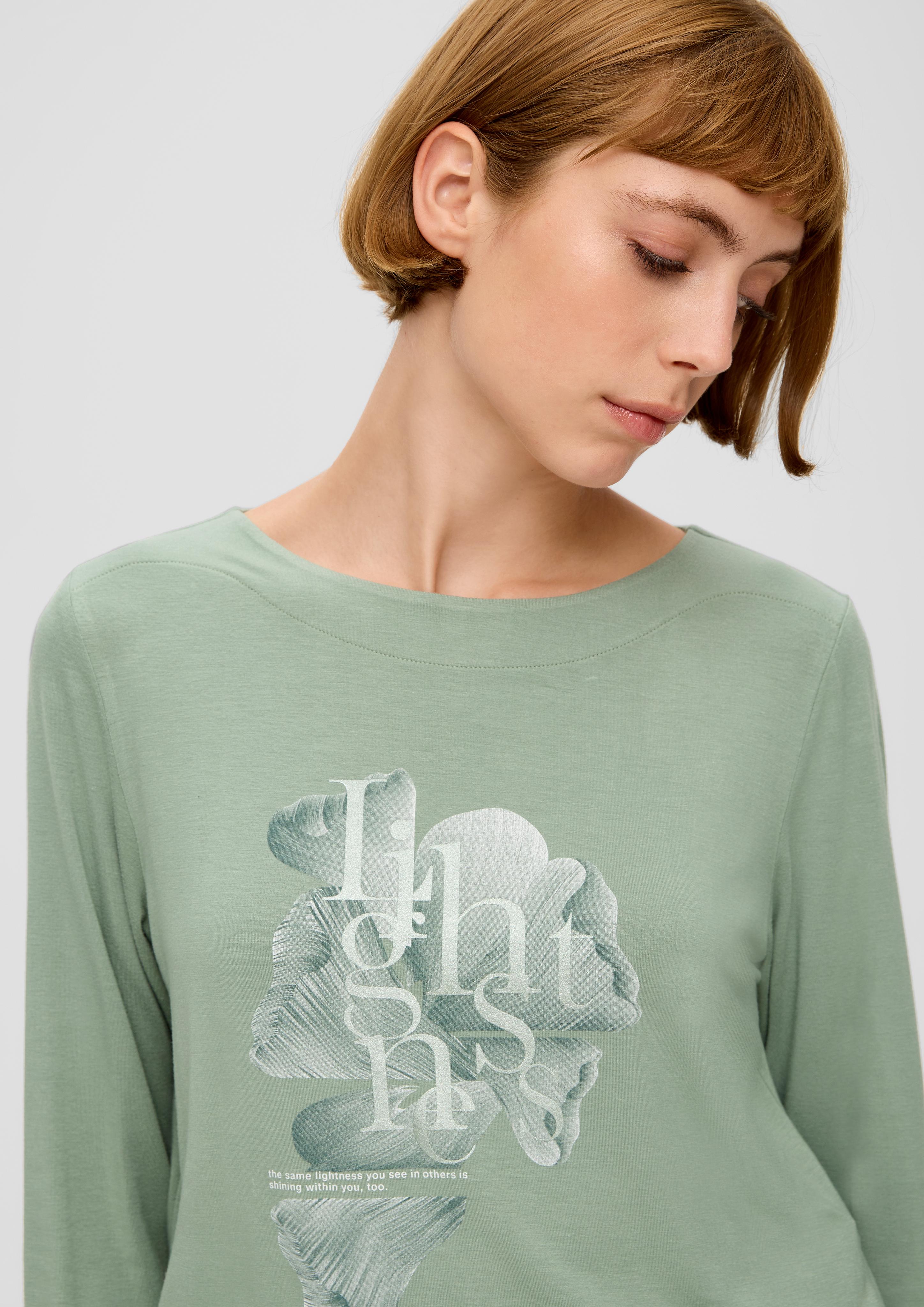 Longsleeve aus Viskosestretch  2137222-72D0