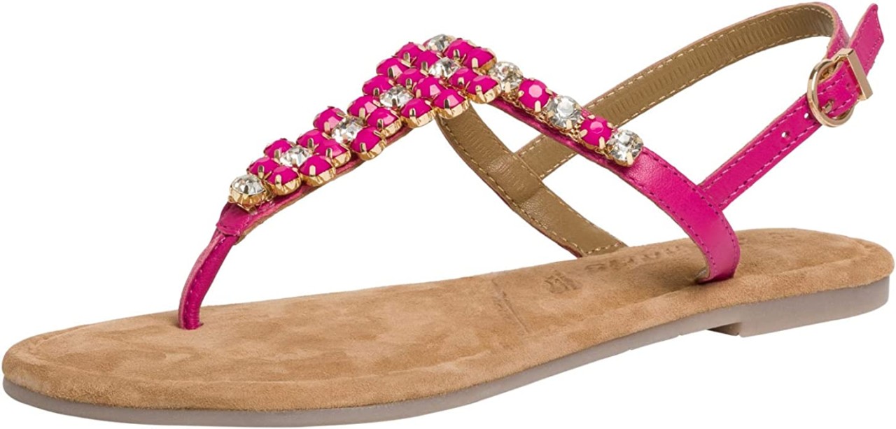 TAMARIS Komfort Sandalen silber