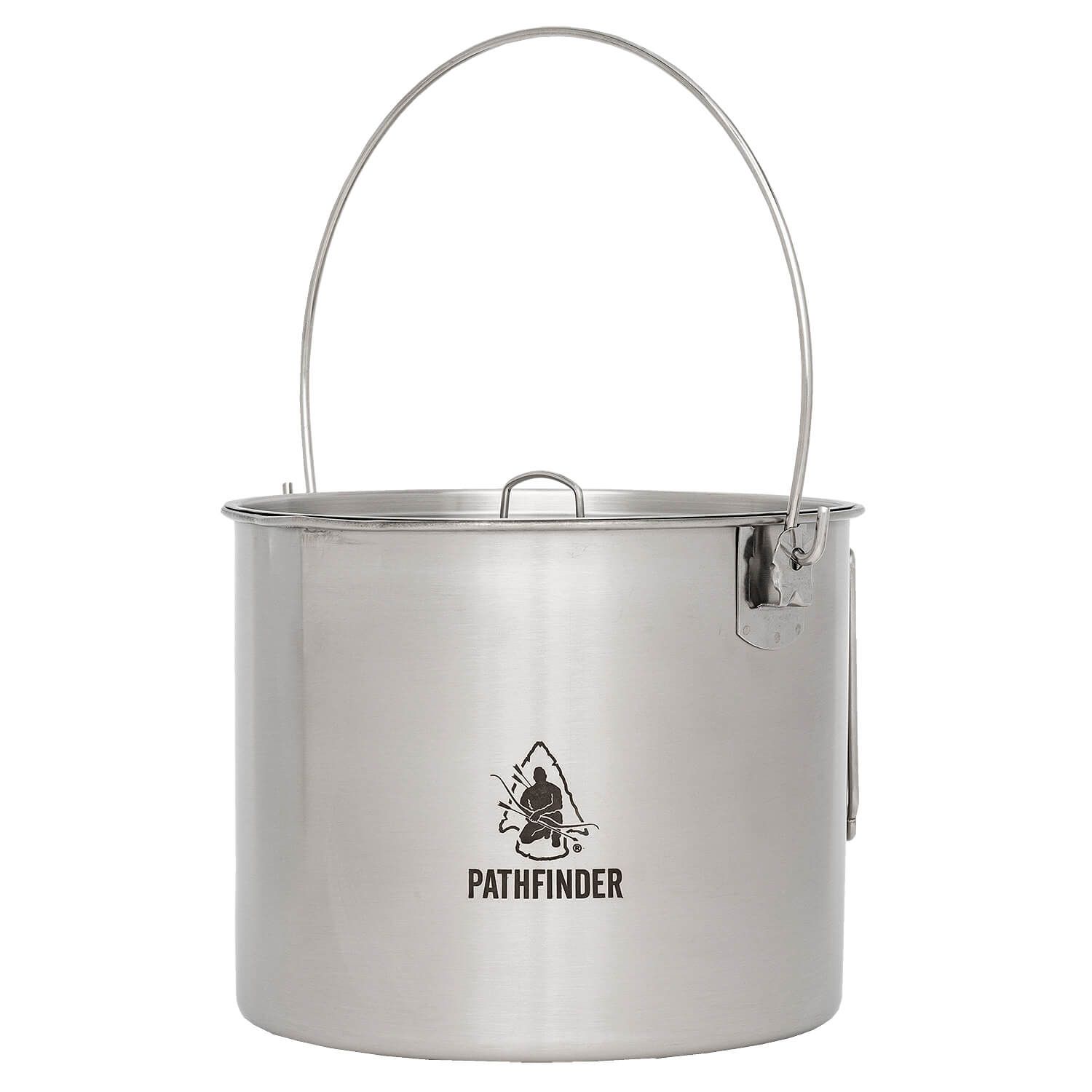 Edelstahl Bush Pot mit Deckel 3.5 Liter