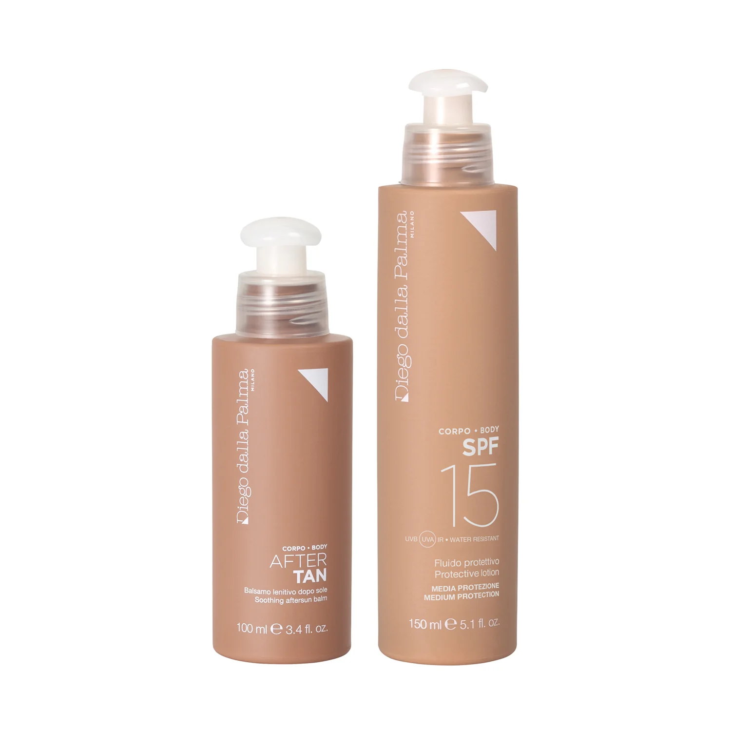 Kit corporal de protección solar SPF15 - Set de protección solar, Set de protección solar, Sets de protección solar, Crema solar corporal de protección media.
