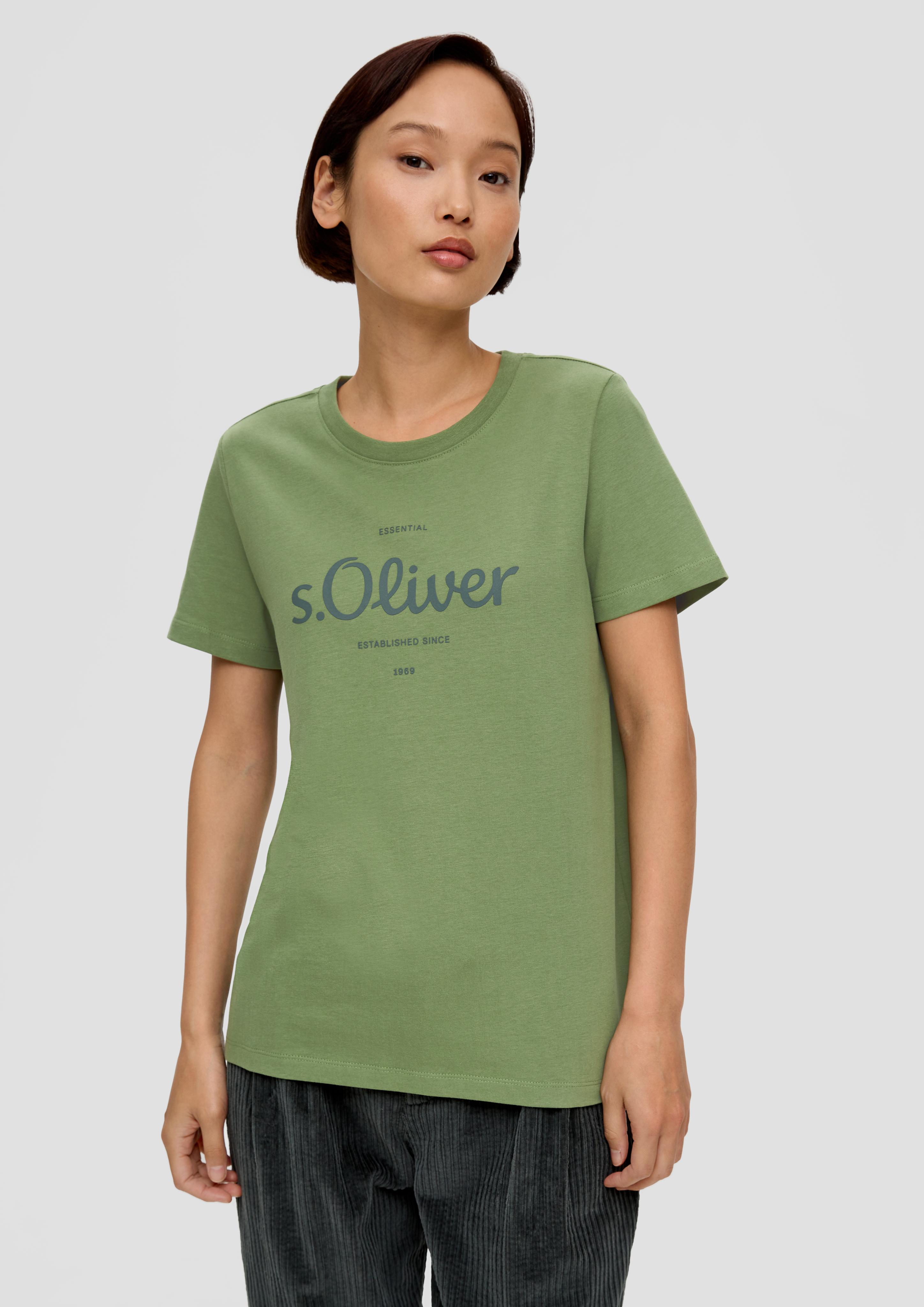 Baumwollshirt mit Logo-Print  2137109-78D0