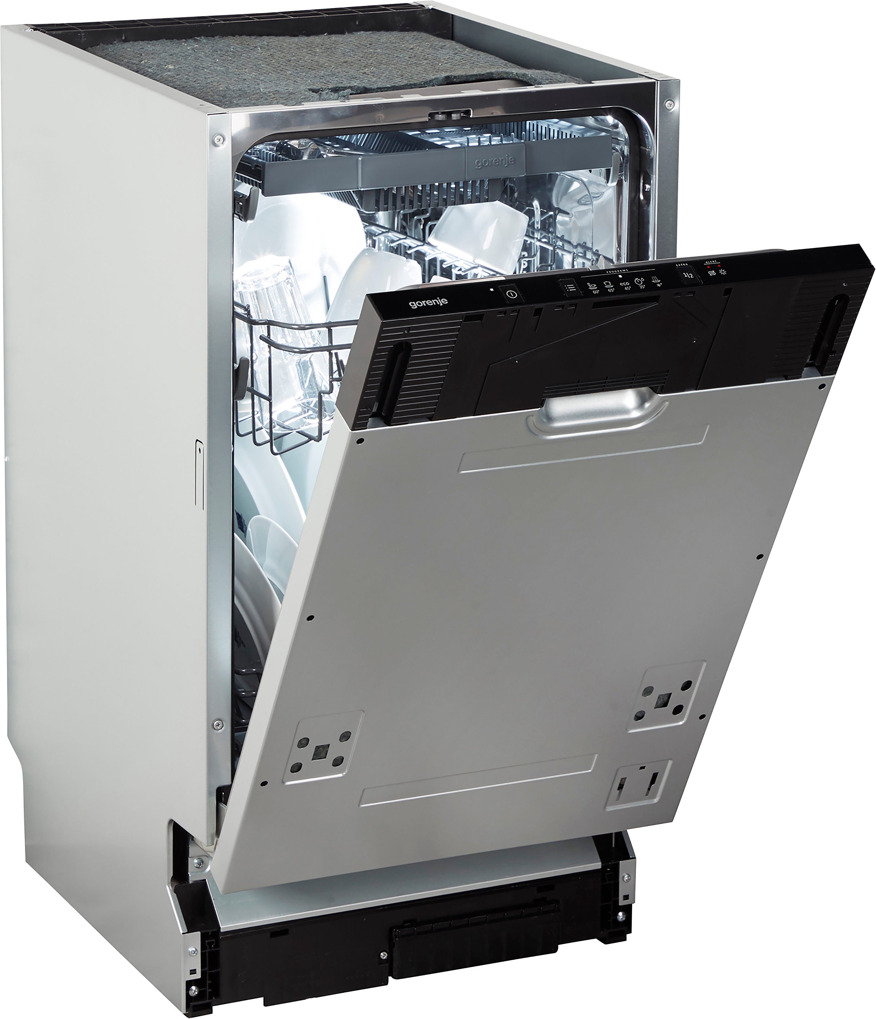 GORENJE vollintegrierbarer Geschirrspüler, GV520E10, 11 Maßgedecke