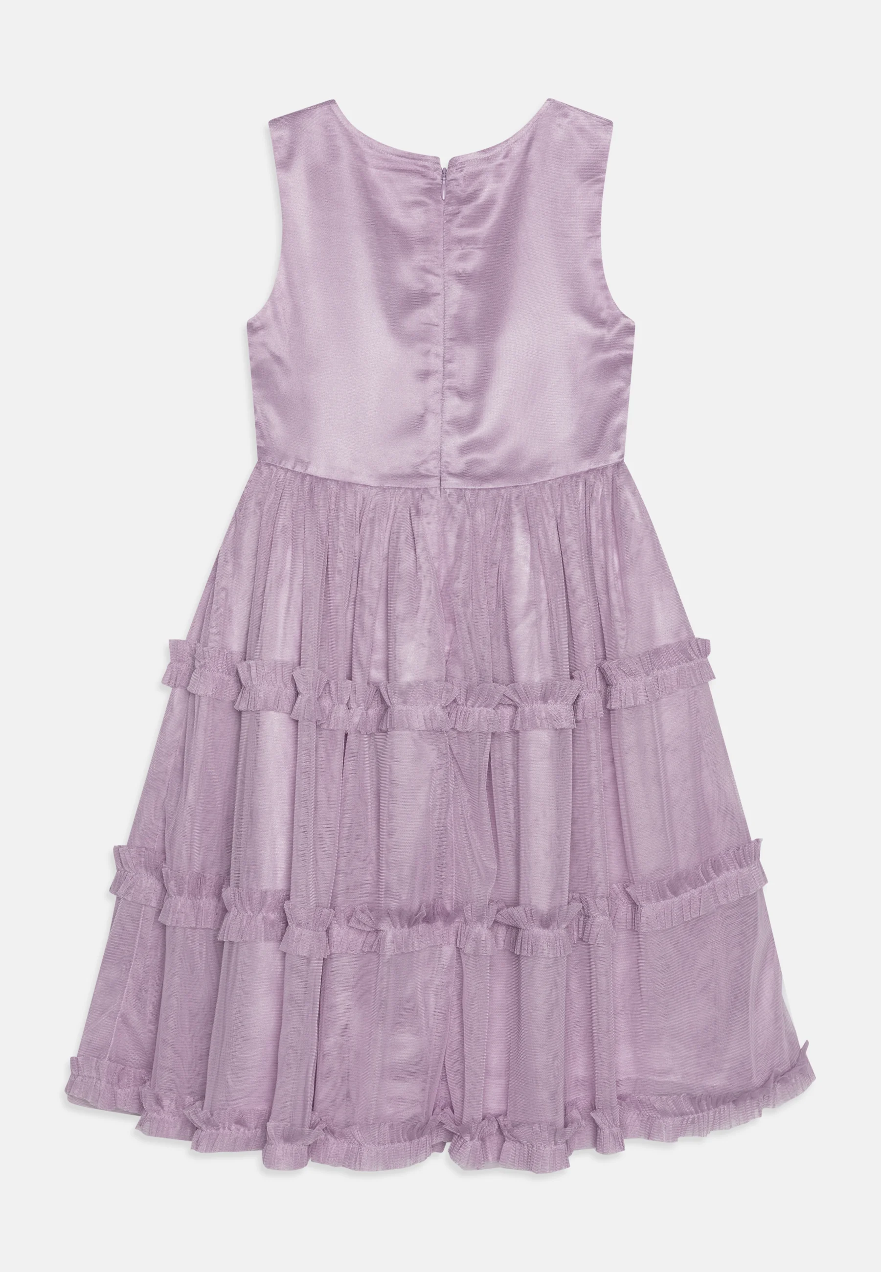 VESTIDO DE FIESTA CON VOLANTES Y LENTEJUELAS para niñas felices - Vestido elegante