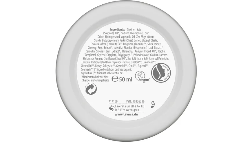 lavera NATURAL & STRONG Deo Creme 50 ml