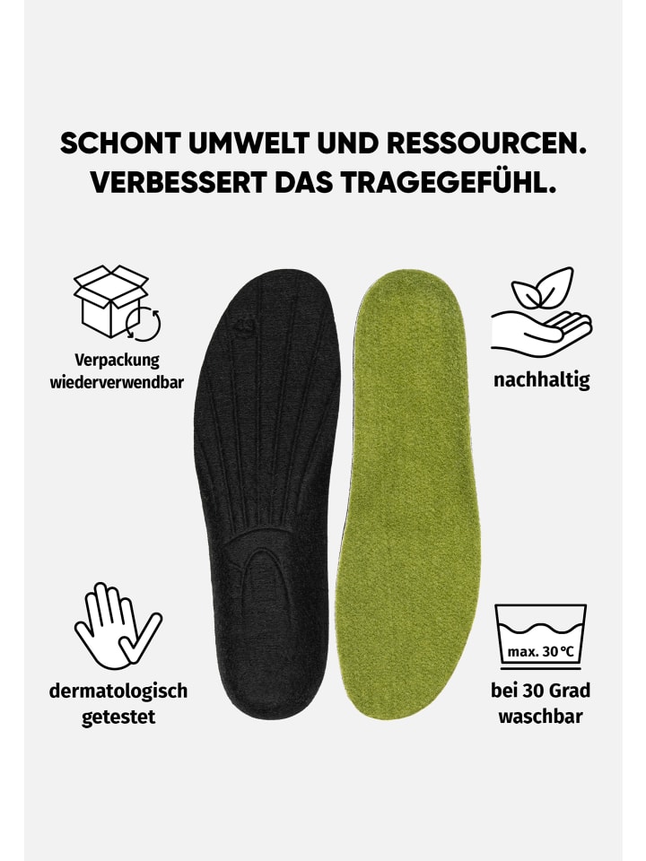 Bama Group Einlegesohle Wärmendes Komfortfußbett - nachhaltig in green günstig kaufen