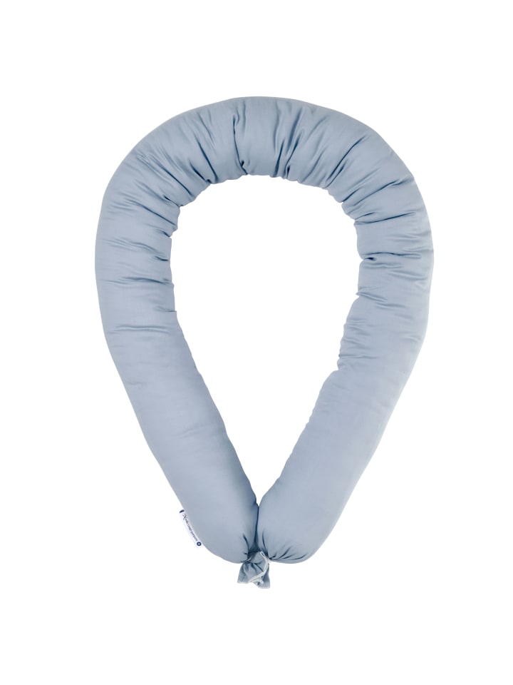 nordic coast company  Bettschlange in Blau - (L) 180 cm günstig kaufen onesize