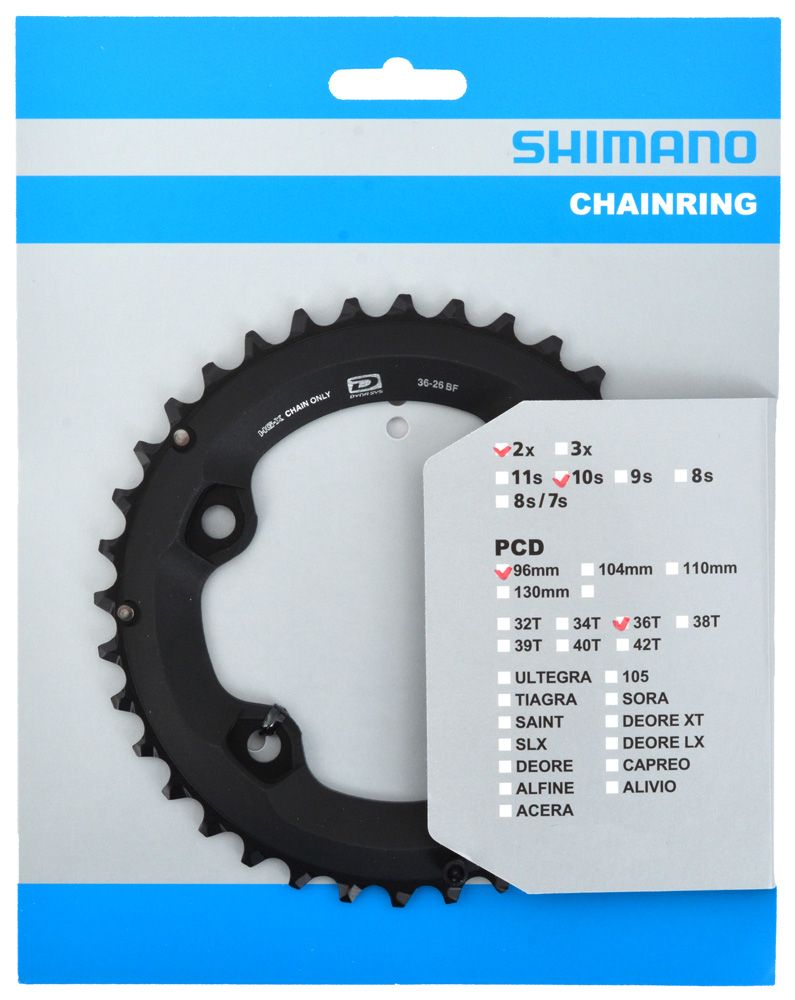 Shimano DEORE Kettenblatt für FC-M6000 36/26 Zähne kaufen | Bike-Discount