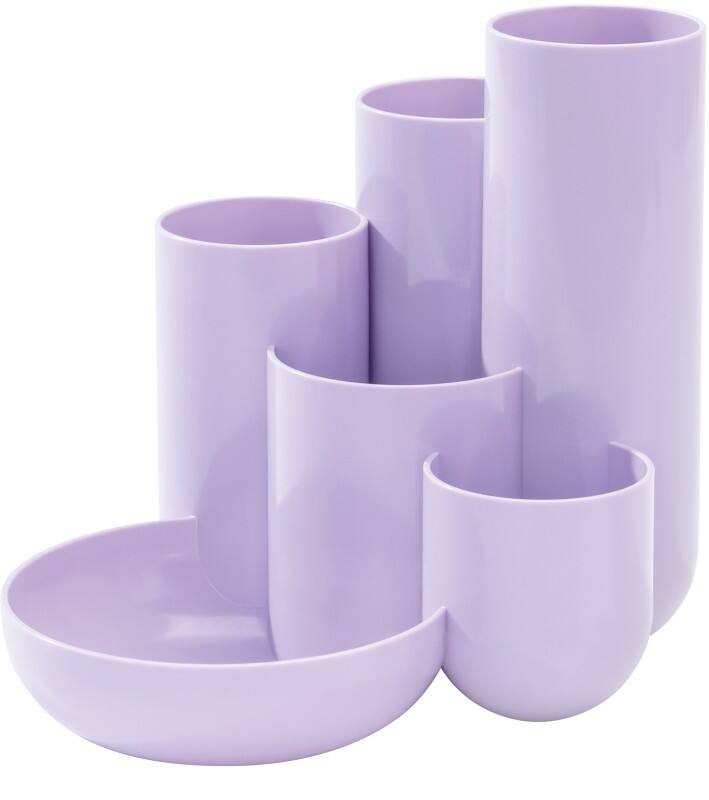 HAN CAMPUS Stifthalter 6 Fächer PS (Polystyrol) Violett
