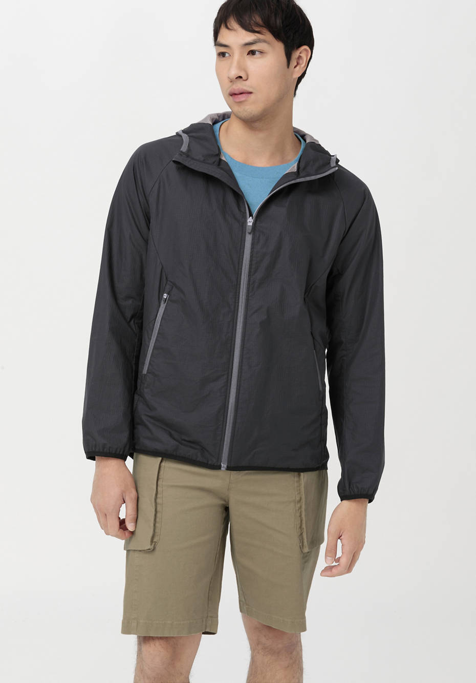 Lightweight Jacke Nature Shell aus reiner Bio-Baumwolle