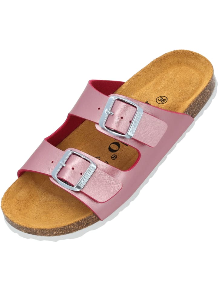 palado Pantoletten in Pink Metallic günstig kaufen