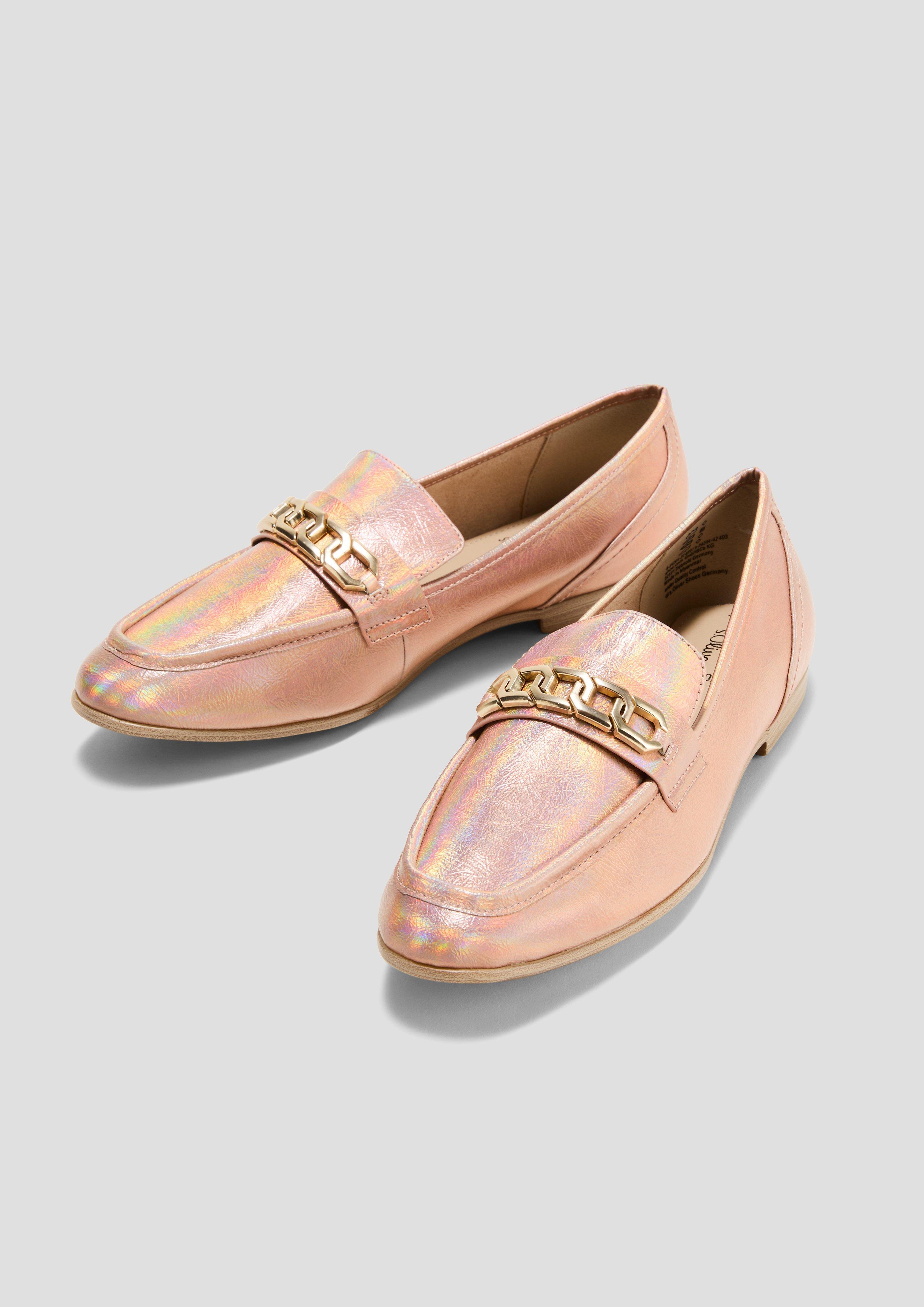 Loafer in Leder-Optik  6008846-403