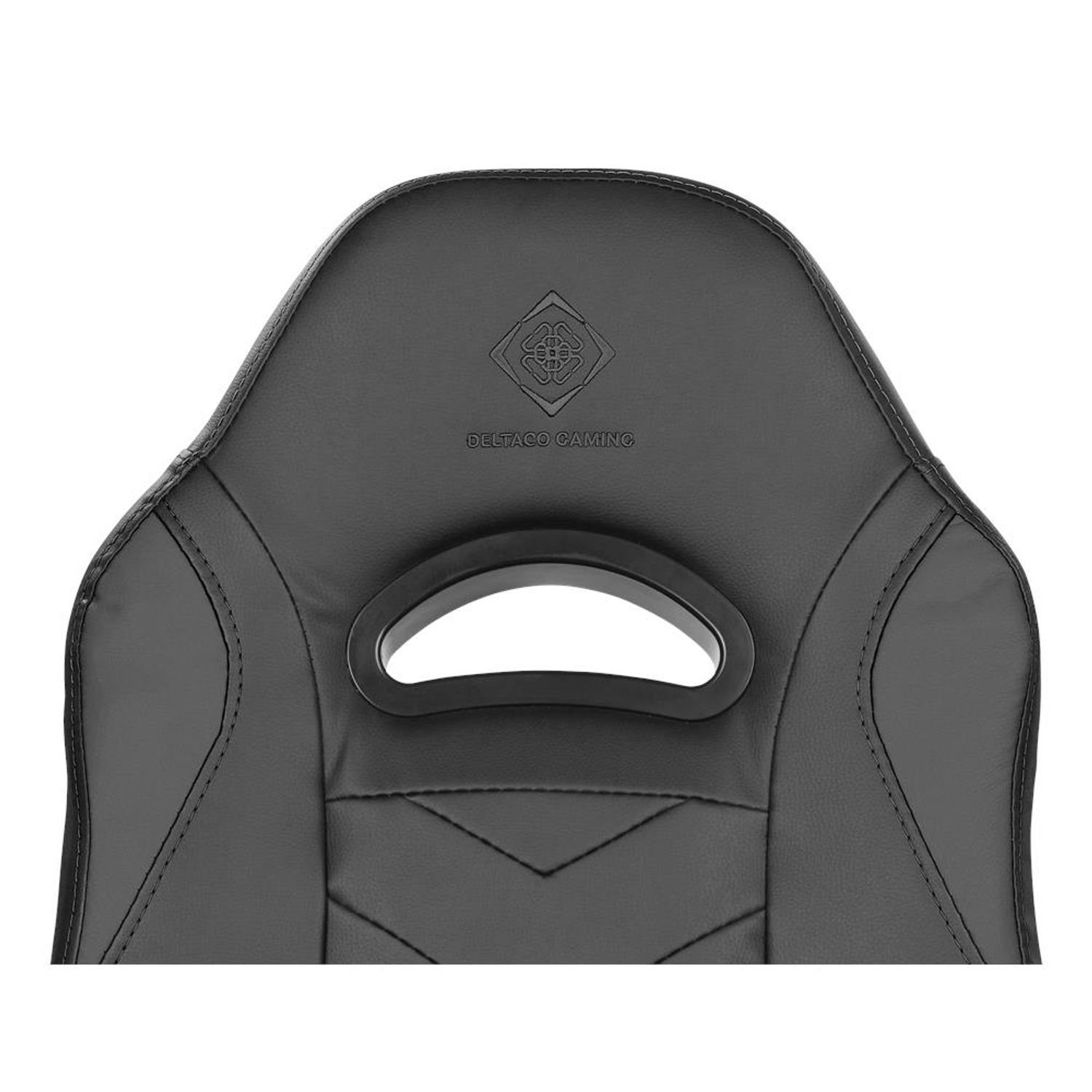 DELTACO Gaming-Stuhl DC110 Gaming Stuhl schwarz extra klein (kein Set), selbst nach langem Sitzen bequem inkl. 5 Jahre Herstellergarantie