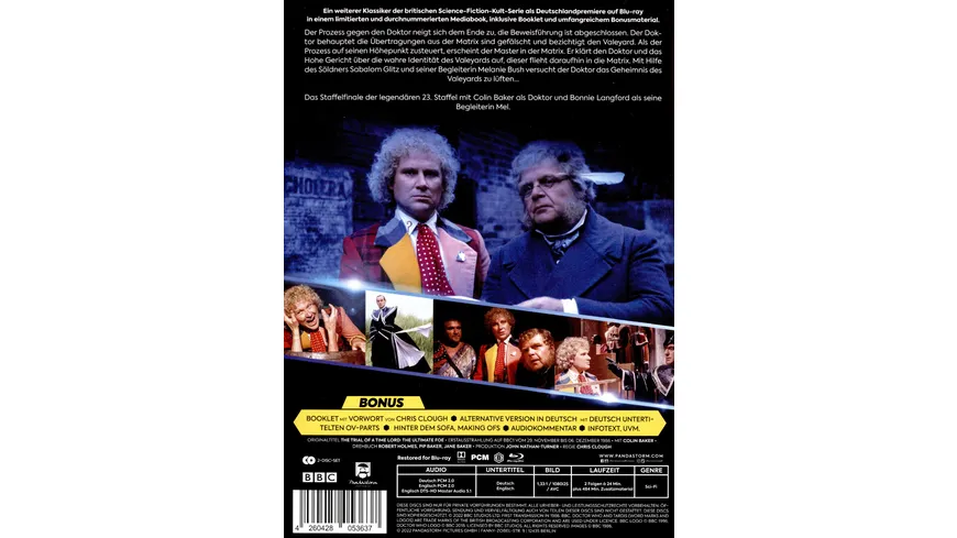 Doctor Who - Sechster Doktor - Das Urteil: Der schlimmste Feind LTD.  [2 BRs]