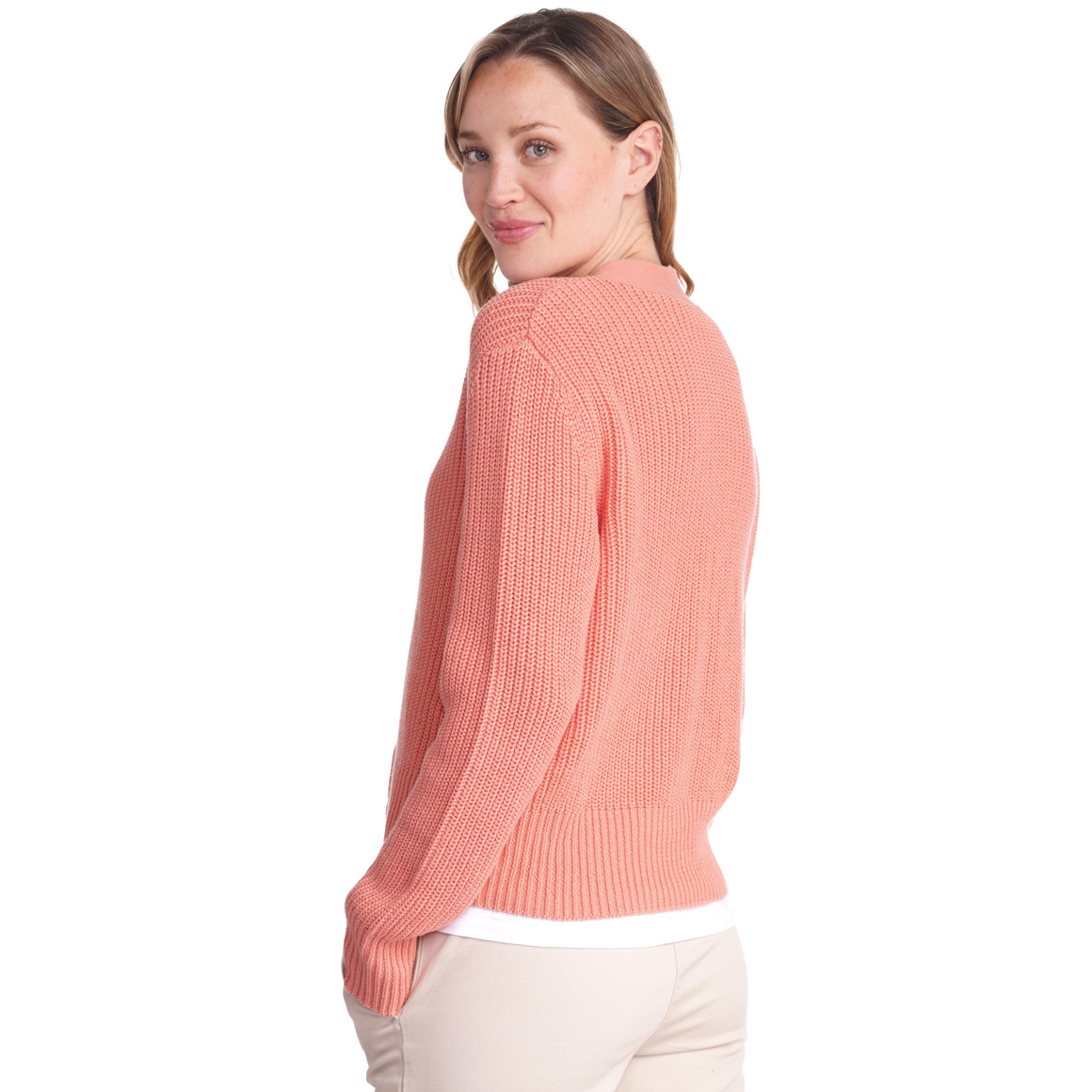 Damen Strickjacke mit Knopfleiste