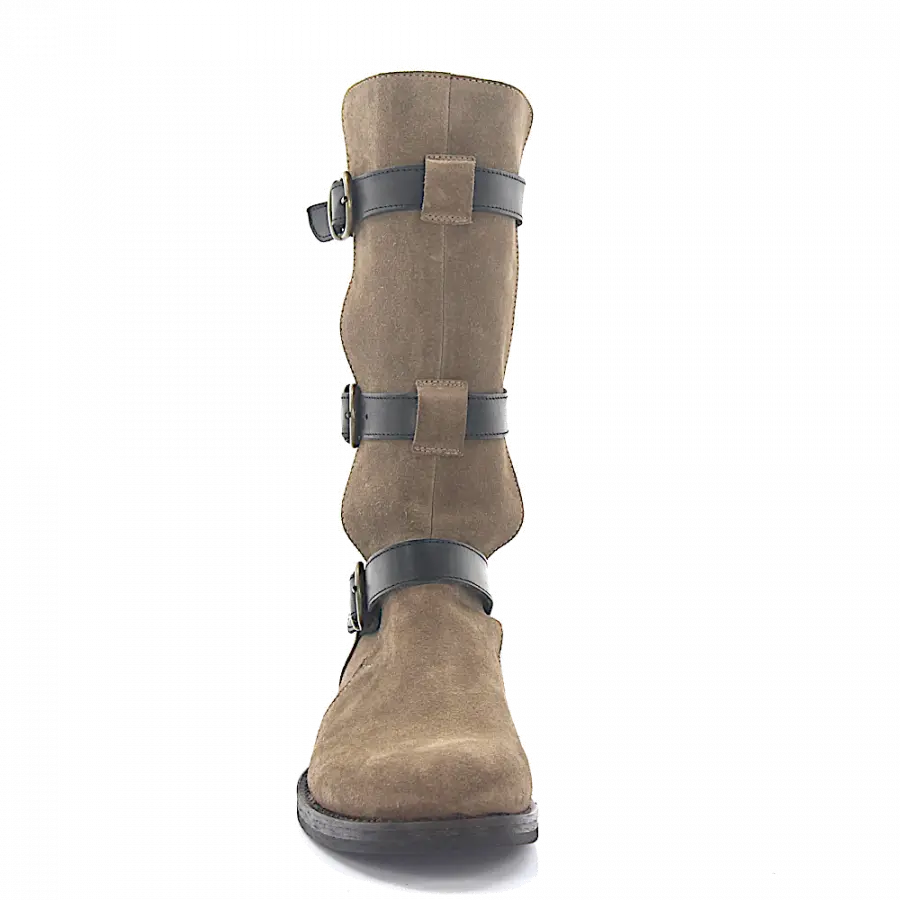 Budapester - Stiefel Veloursleder - braun