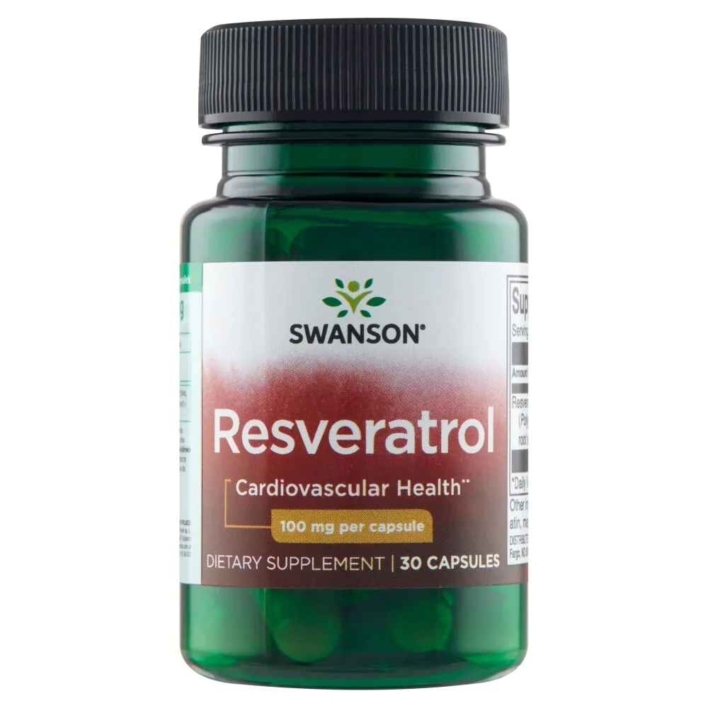 Swanson Resveratrol 100 mg kapsule