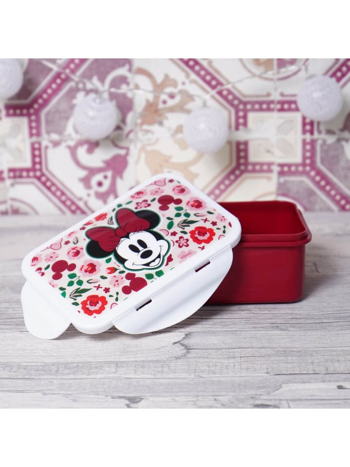 Geda Labels Brotdose Minnie Kids in Rot - 16x10,5x6,5cm günstig kaufen onesize