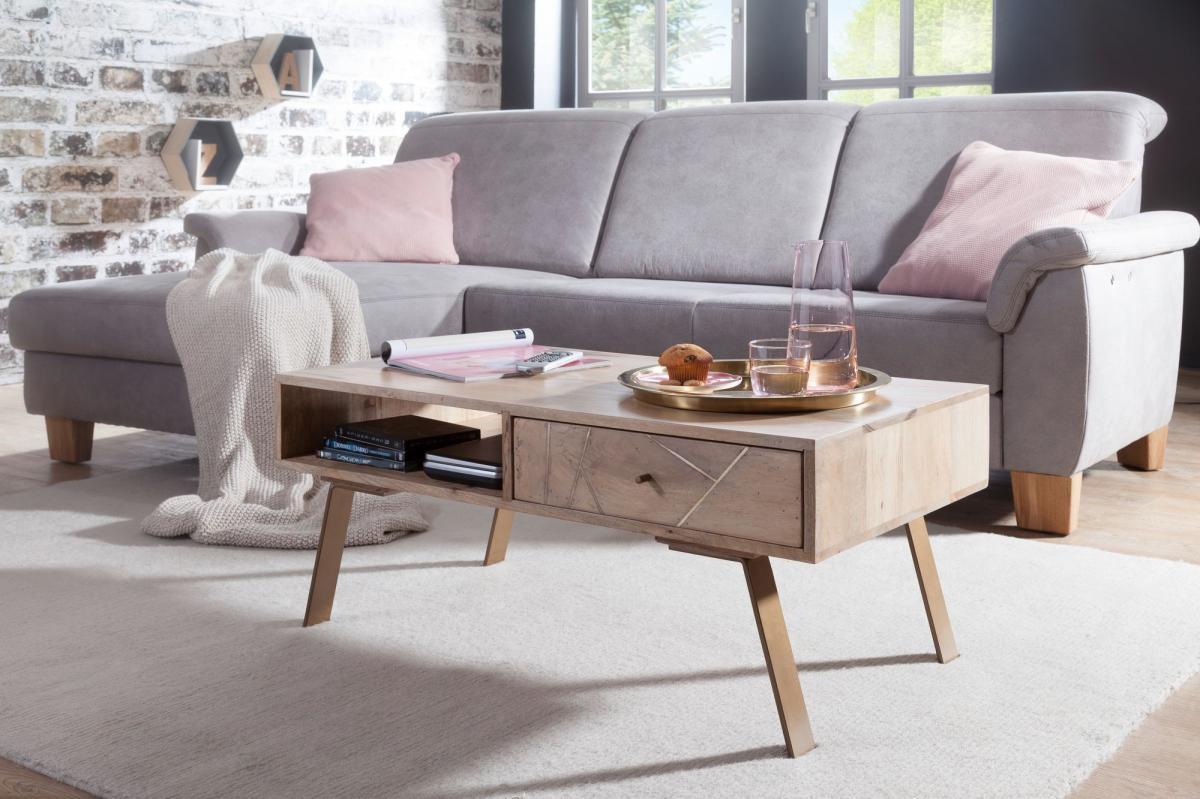 Wohnling Couchtisch SIKAR 95 x 42 x 50cm