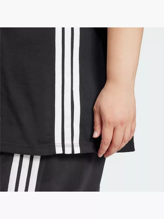 adidas Essentials 3-Streifen Cotton T-Shirt – Große Größen