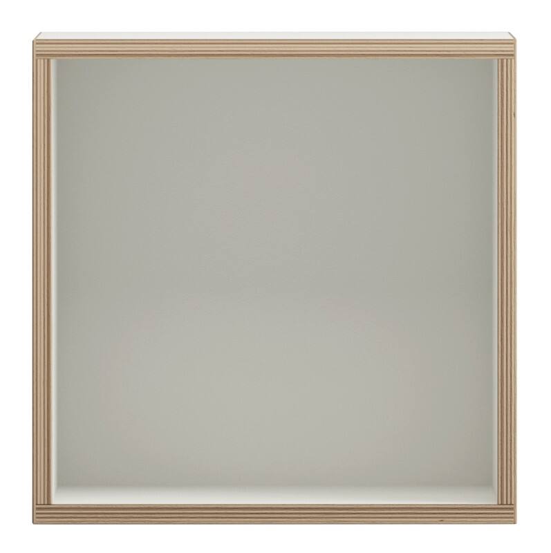 Bisley Möbelsystem BOB Fach mit Rückwand Weiß 400 x 380 x 400 mm