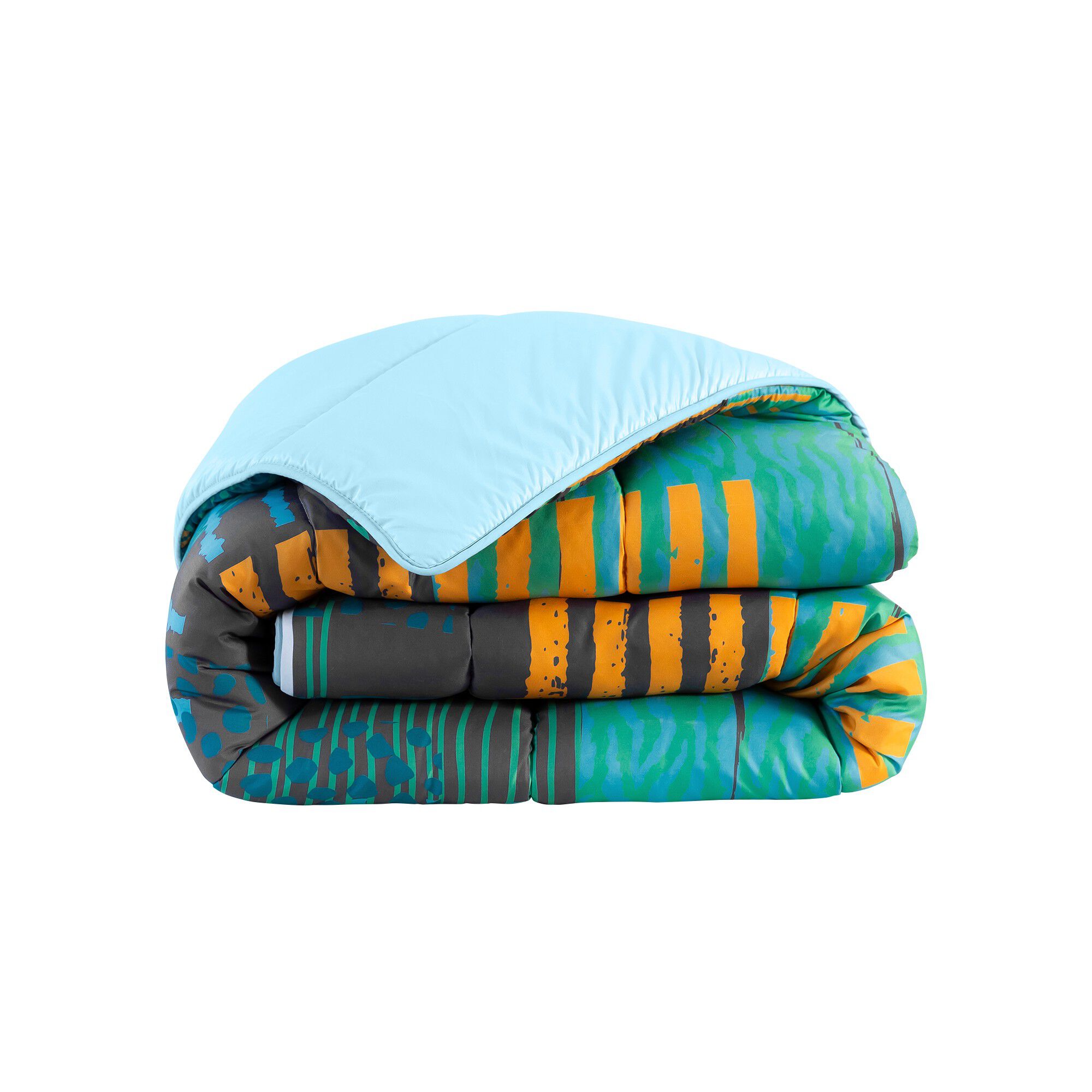 Couette microfibre imprimée Savane