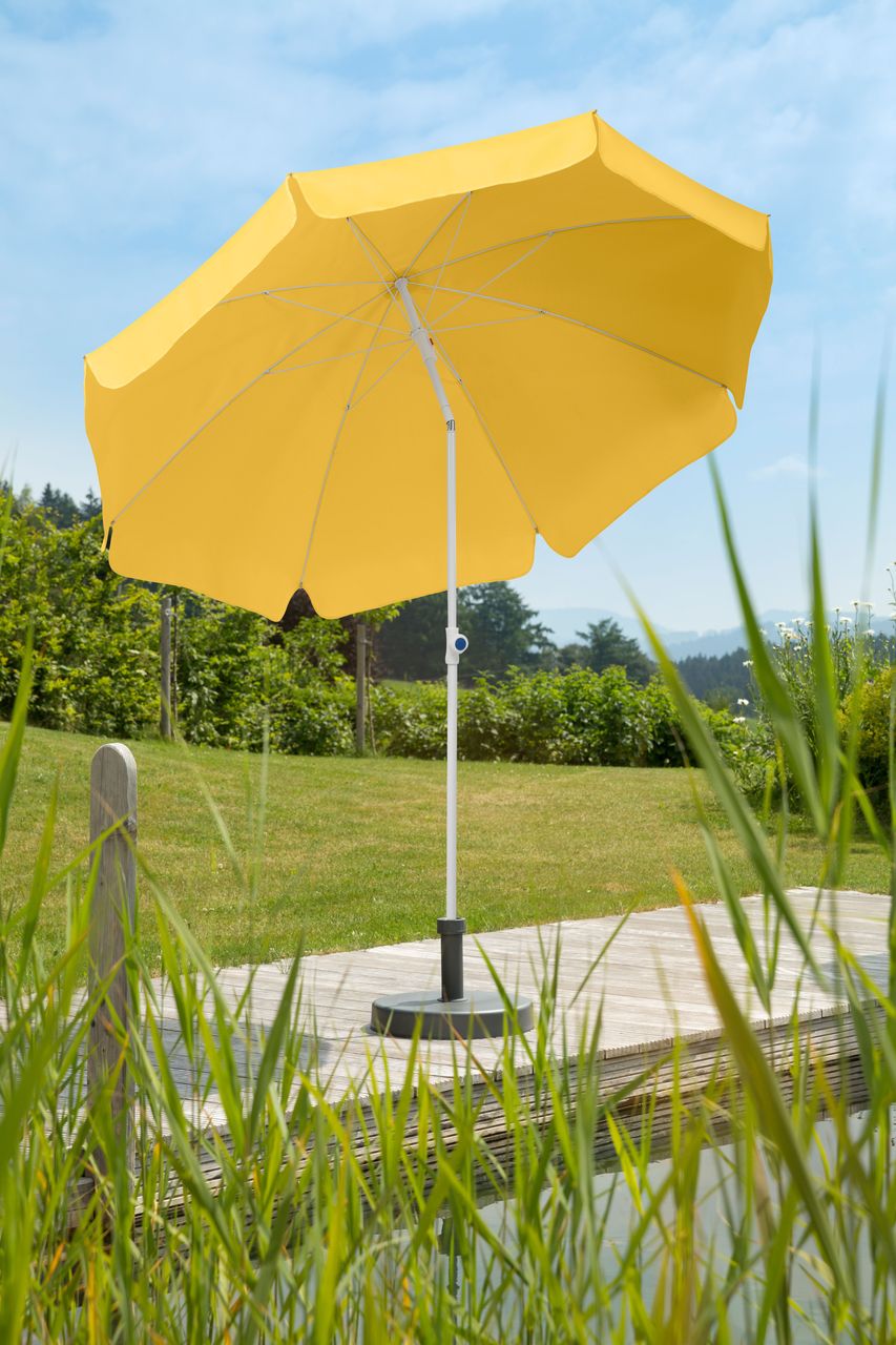 Schneider Schirme Schneider Sonnenschirm IBIZA, ca. 240 cm Ø, goldgelb