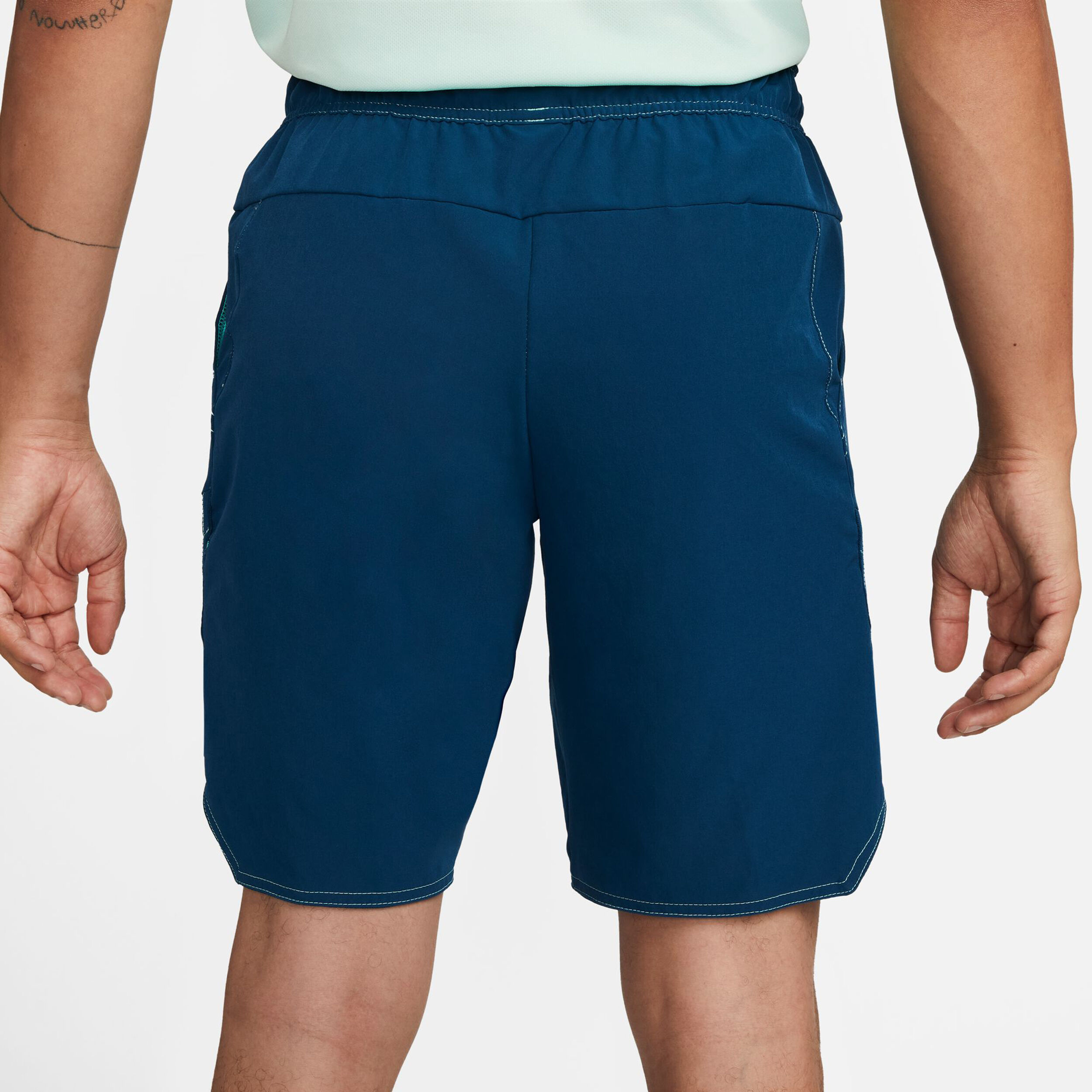 Court Advantage Dri-Fit 9in Shorts Herren - Blau, Weiß