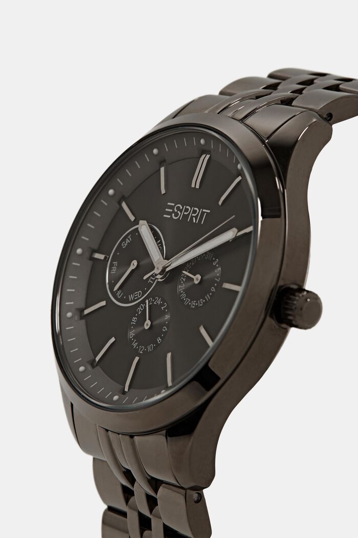 Edelstahl-Uhr mit Gliederarmband
