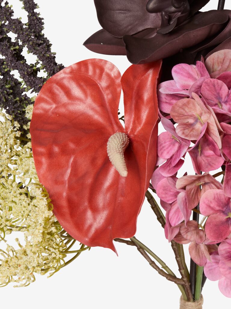 GODFRED Künstlicher Blumenstrauß GODFRED H70cm dunkelviolett