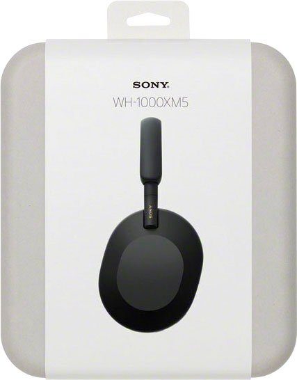 Sony WH1000XM5 kabelloser Kopfhörer (Freisprechfunktion, Hi-Res, Multi-Point-Verbindung, Noise-Cancelling, Rauschunterdrückung, Sprachsteuerung)