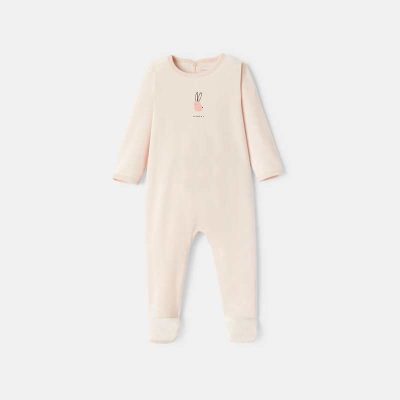 Dors-bien en velours doux rose mixte Absorba