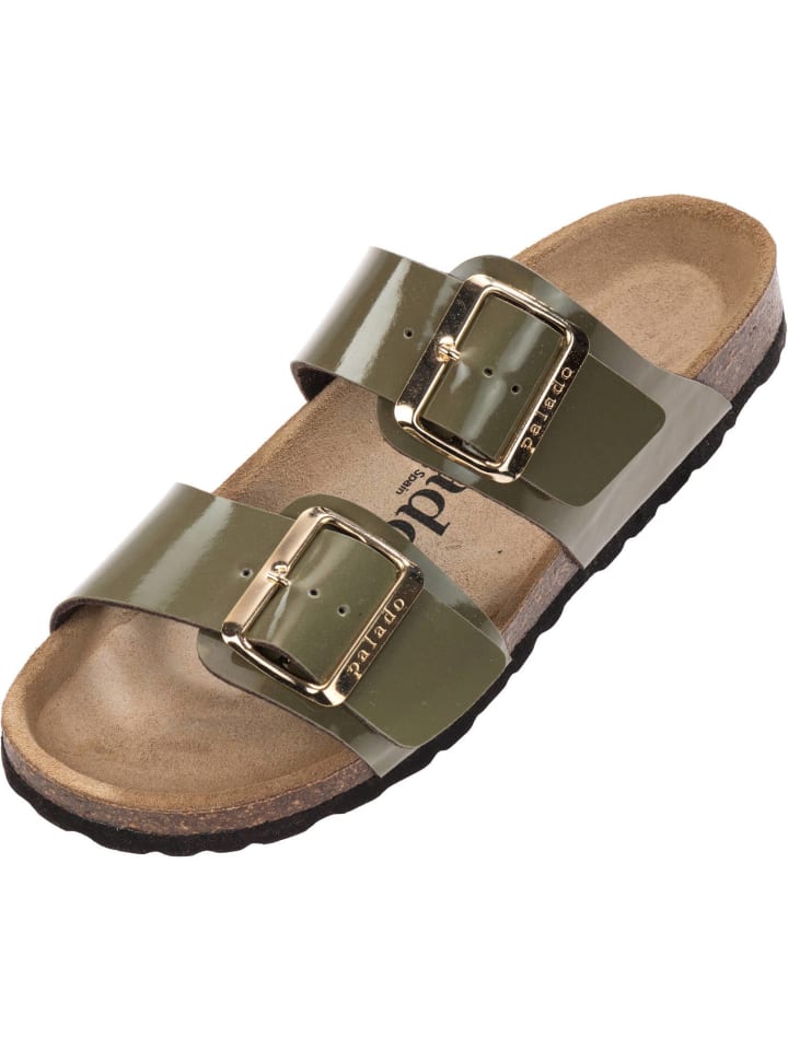 palado Pantoletten in khaki lack günstig kaufen