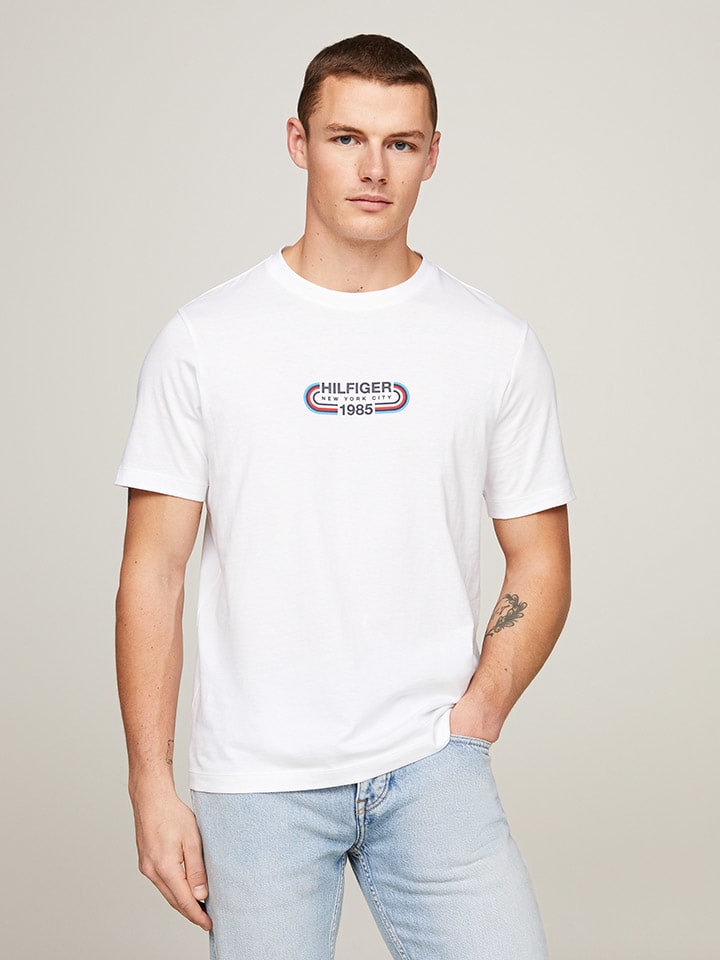 Tommy Hilfiger Shirt in Weiß günstig kaufen