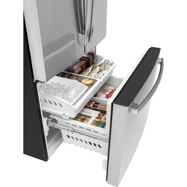 GE 27-cu ft French Door Refrigerator with Ice Maker (Fingerprint-resistant Stainless Steel) ENERGY STAR