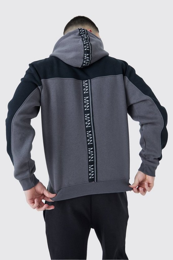 Man Official Colorblock Hoodie
