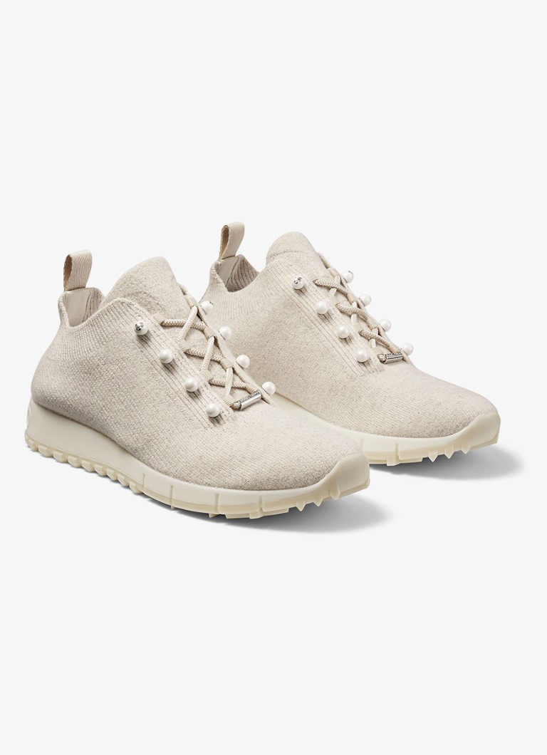 Jimmy Choo Veles -lenkkarit, joissa on neulottu päällinen