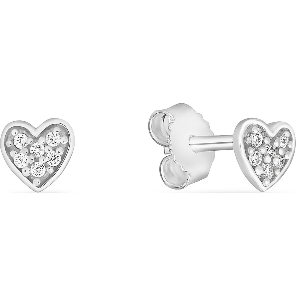 FAVS Boucles d'oreilles à fermoir à poussette 925 Argent Boucles d'oreilles