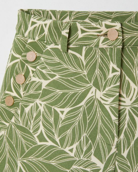 Pantalon 7/8ème maille crêpe stretch