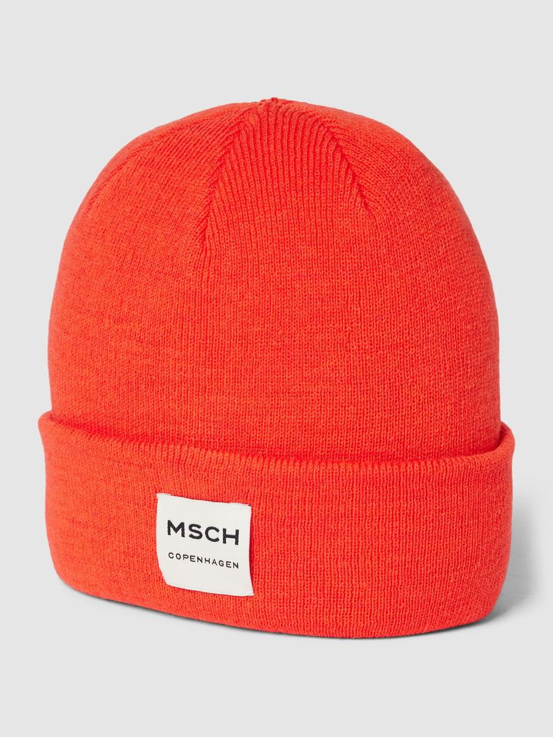 Beanie aus Woll-Mix Modell 'MOJO' in orange